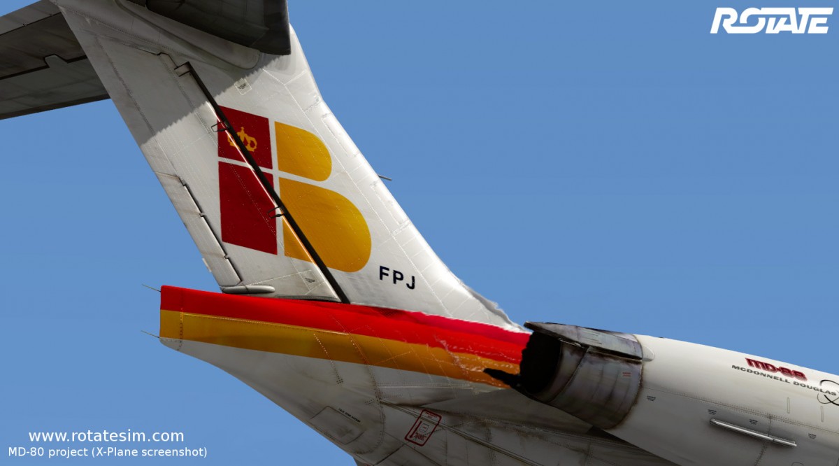 MD-80 liveries - Iberia tail