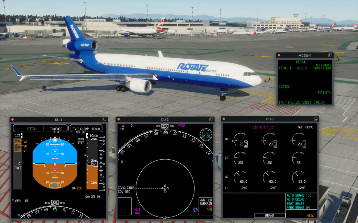 Rotate-MD-11 Pop-up Displays